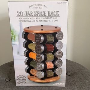 Revolving spice rack